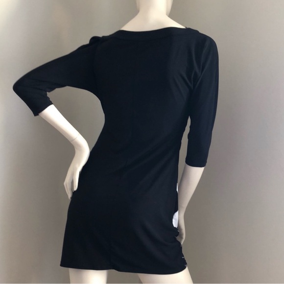 🪩✨🥂 Host Pick 🥂 Floral Black and White Dress - Picture 6 of 7